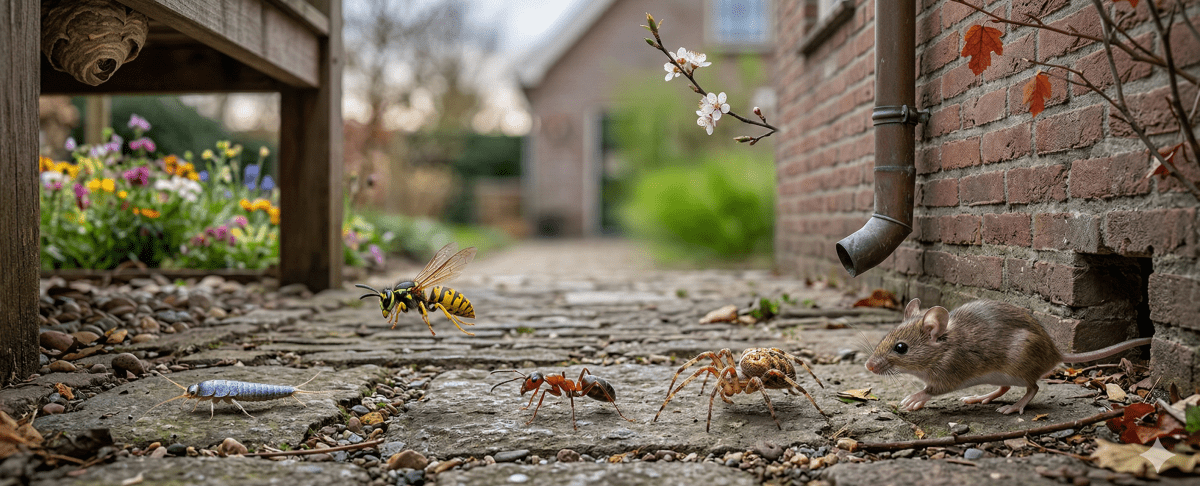 Ongedierte per seizoen: wie komt wanneer op bezoek?